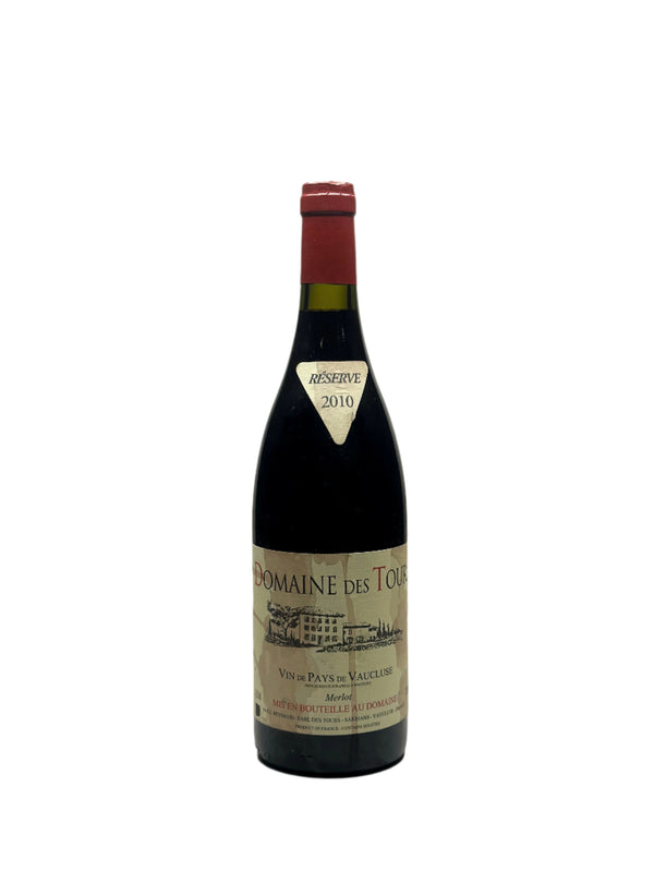 2010 Domaine de Tours, Vin de Pays de Vaucluse, Merlot by Domaine des Tours - bottle photo