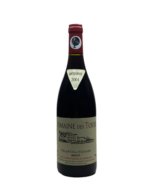 2001 Domaine de Tours, Vin de Pays de Vaucluse, Merlot by Domaine des Tours - bottle photo